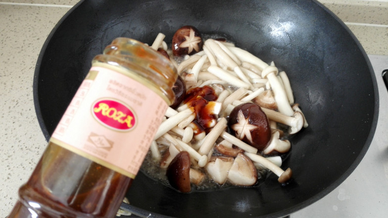 Mushrooms in Oyster Sauce recipe