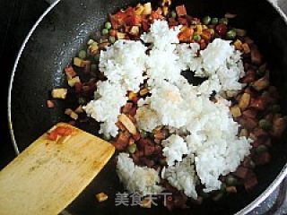 Mushroom Ham Baked Rice recipe