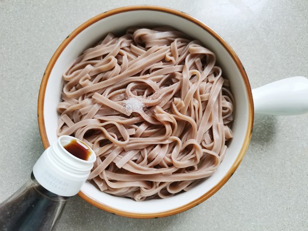 Soba Noodles with Corn Beef Sauce recipe