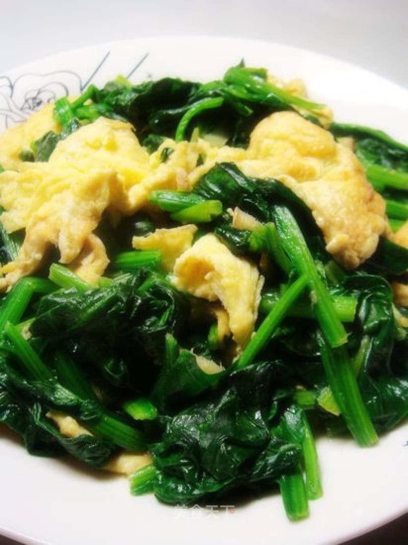 Scrambled Eggs with Spinach recipe