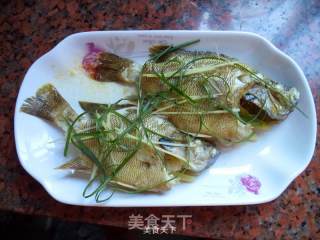 Microwave Version Steamed Sunfish recipe