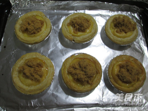 Pork Floss Whole Egg Tart recipe