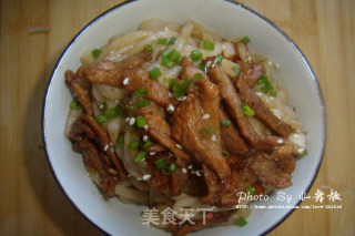 【shredded Pork Noodle with Scallion Oil】easy, Quick and Delicious! recipe