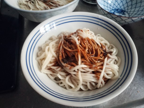 Scallion Noodles with Local Snacks recipe