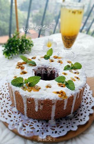 #柏翠大赛#~~【yogurt Coco Chiffon Cake】 recipe