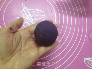 Purple Sweet Potato Egg Yolk Matcha Crisp recipe