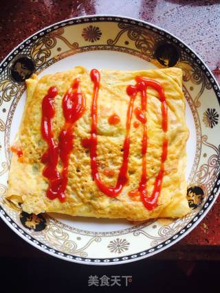 Shrimp Omelet Rice recipe