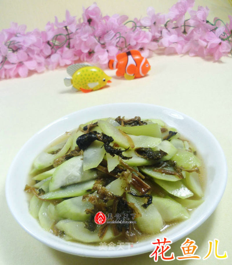 Stir-fried Plum Dried Vegetables for Night Blossoms recipe