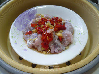 Steamed Bullfrog with Chopped Peppers recipe