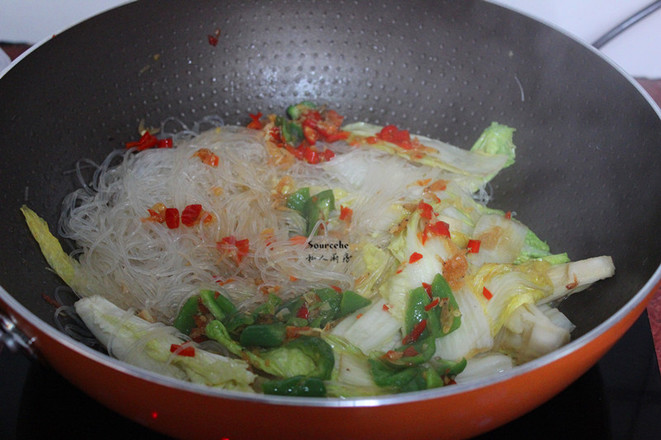 Stir Fried Vermicelli with Shrimp recipe