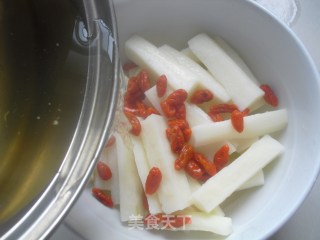 Chinese Yam Mixed with Wolfberry recipe