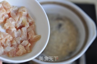 Oatmeal and Mushroom Chicken and Egg Congee recipe