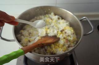 Potato Beef Fried Rice recipe