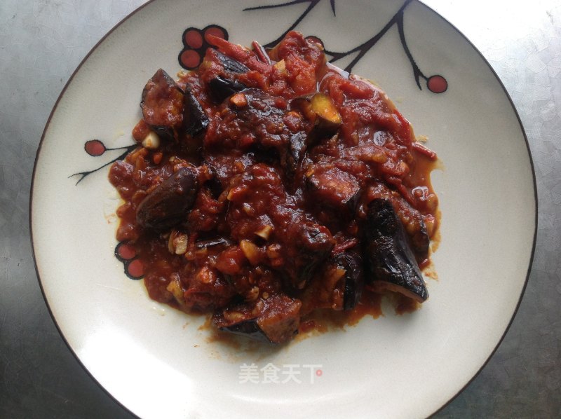 Roasted Double Eggplant-----red and Purple recipe