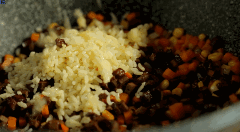 Lamb Liver Fried Rice recipe