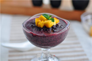 Black Glutinous Rice with Mango Coconut Milk recipe