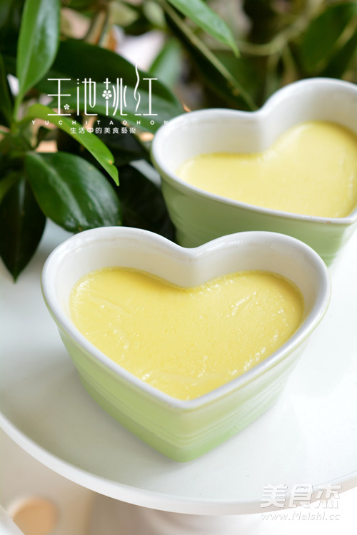 Orange-flavored Egg Pudding recipe