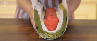 Super Cute Watermelon Cake Roll recipe