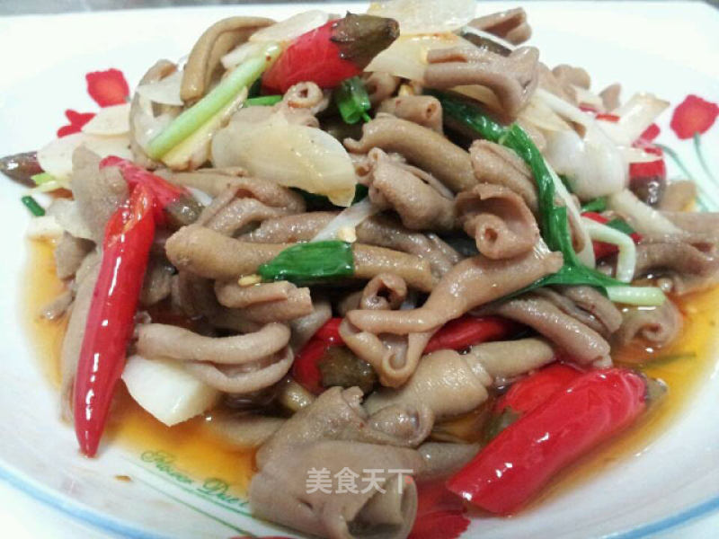 Pickled Pepper Duck Intestines recipe