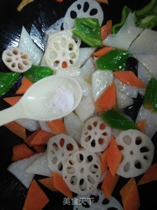 Four Fresh Vegetables recipe