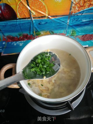 Vegetable Noodle and Egg Soup recipe