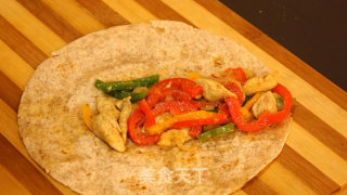 [sukasuka] Mexican Chicken Wraps recipe