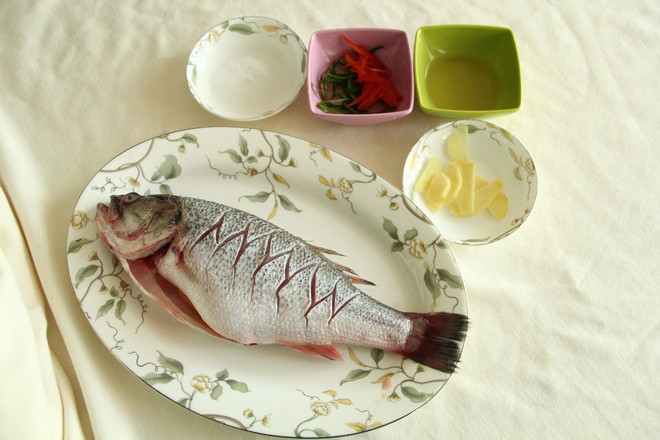 Steamed Sea Bass with Sauce recipe
