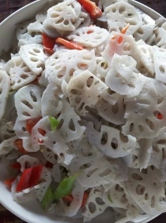 Cold Lotus Root Slices recipe