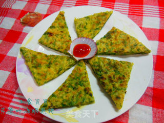 Celery Leaf Sea Oyster Pancakes-a Good Choice for Zinc Supplementation for Babies recipe