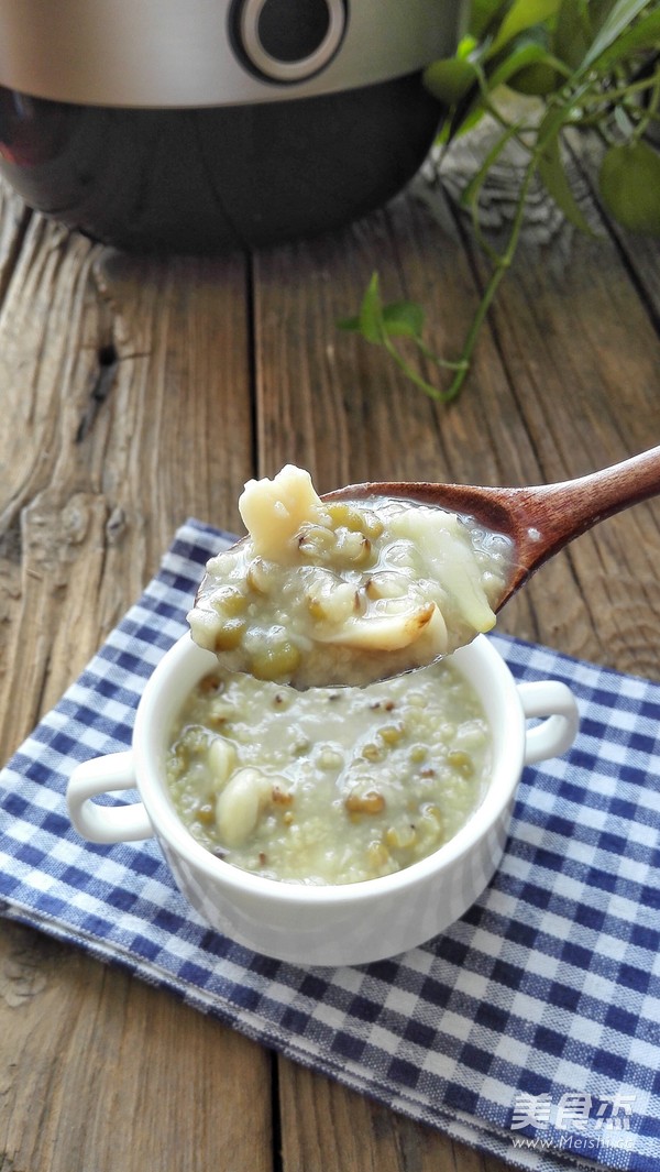 Lily Mung Bean Millet Congee recipe