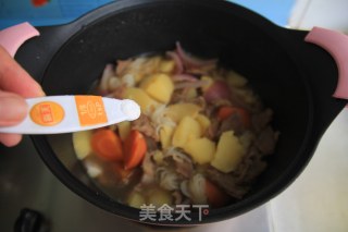 Japanese Style Potato Beef Soup recipe