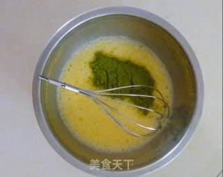 Steamed Matcha Pudding recipe