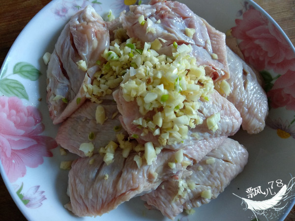 Fried Chicken Wings with Garlic Jam recipe