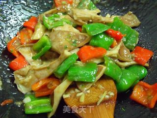 Pork Belly Mushroom with Oyster Sauce recipe