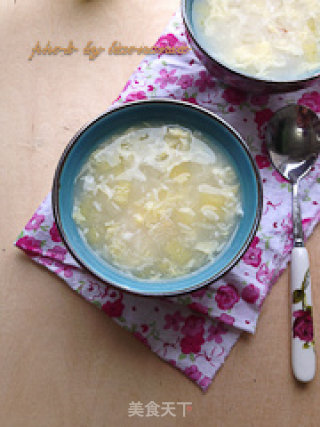 Fruit Wine Stuffed Egg Soup recipe