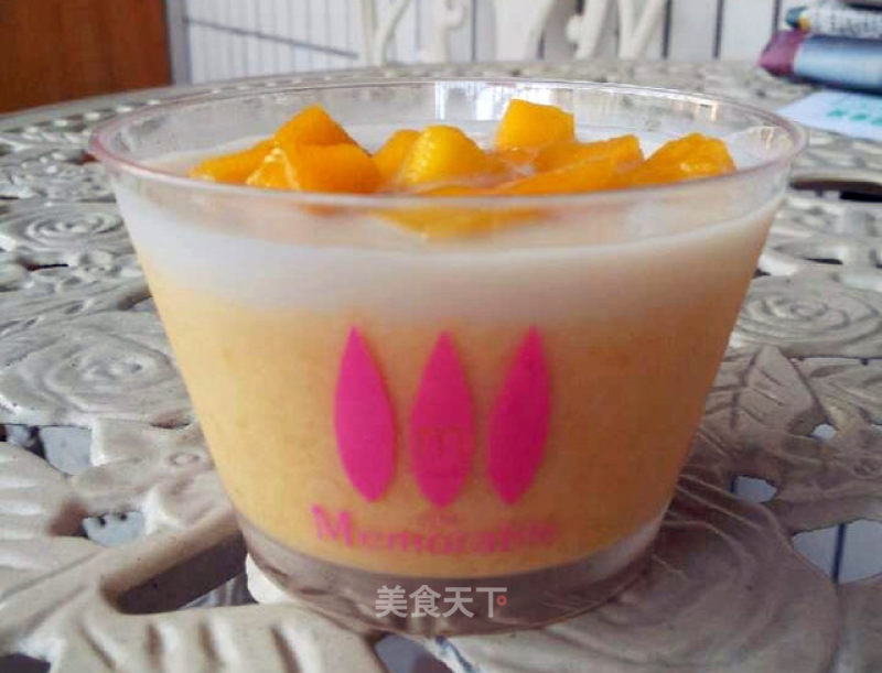 Coconut Mango Mousse Cup recipe