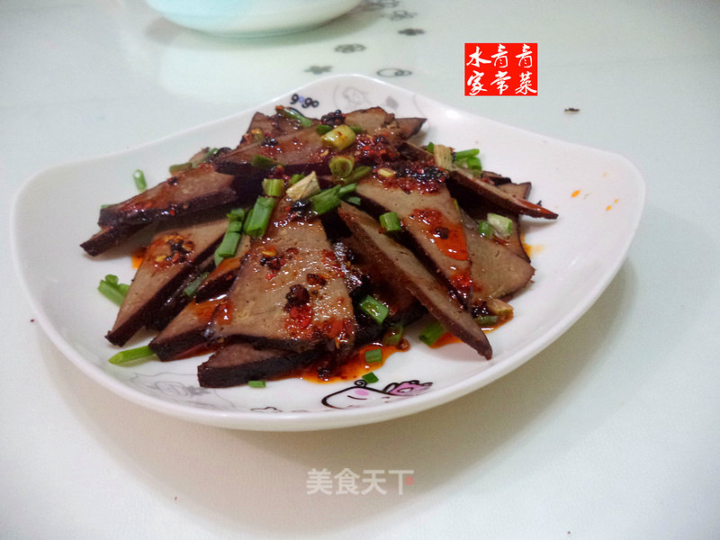 Oyster Sauce Pork Liver recipe