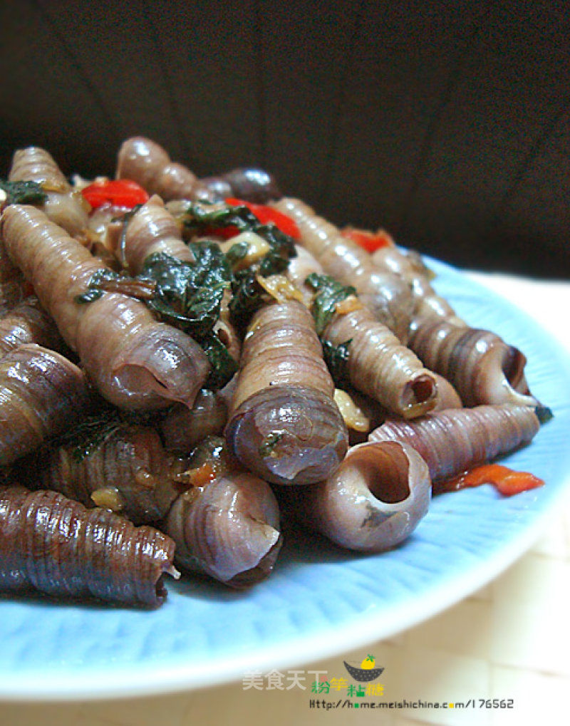 Stir-fried Ding Snails recipe