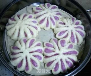 Purple Sweet Potato Mantou recipe