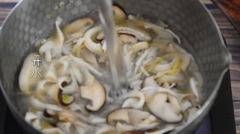 Double Mushroom Egg Soup recipe