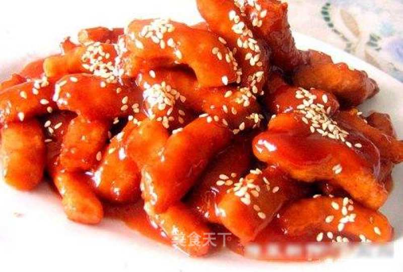 Homemade Sweet and Sour Pork Tenderloin recipe