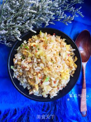 Fried Rice with Sauerkraut recipe