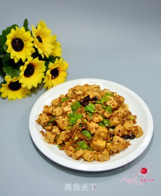 Laoganma Roasted Tofu with Minced Pork recipe