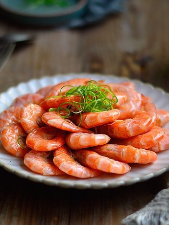 Steamed Ginger Scallion Shrimp recipe