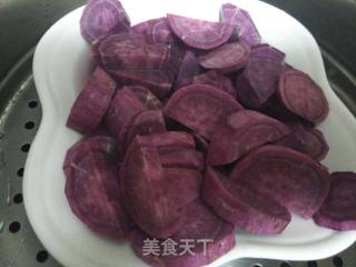 Pumpkin Purple Sweet Potato Hair Cake recipe