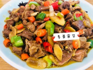 When Tender Ginger Meets Duck ~ Ginger Fried Duck recipe