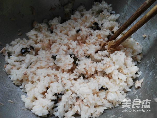 Tuna Pork Floss Rice Ball recipe