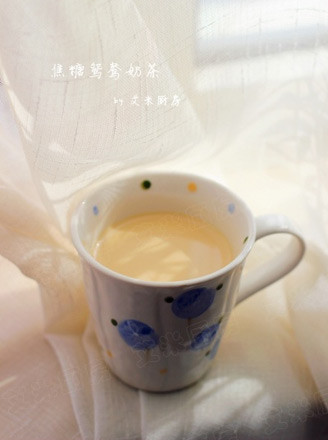 Caramel Mandarin Duck Milk Tea recipe