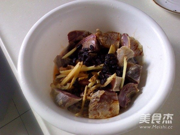 Steamed Cured Duck with Tempeh recipe