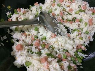 Luncheon Meat and Egg Fried Rice recipe